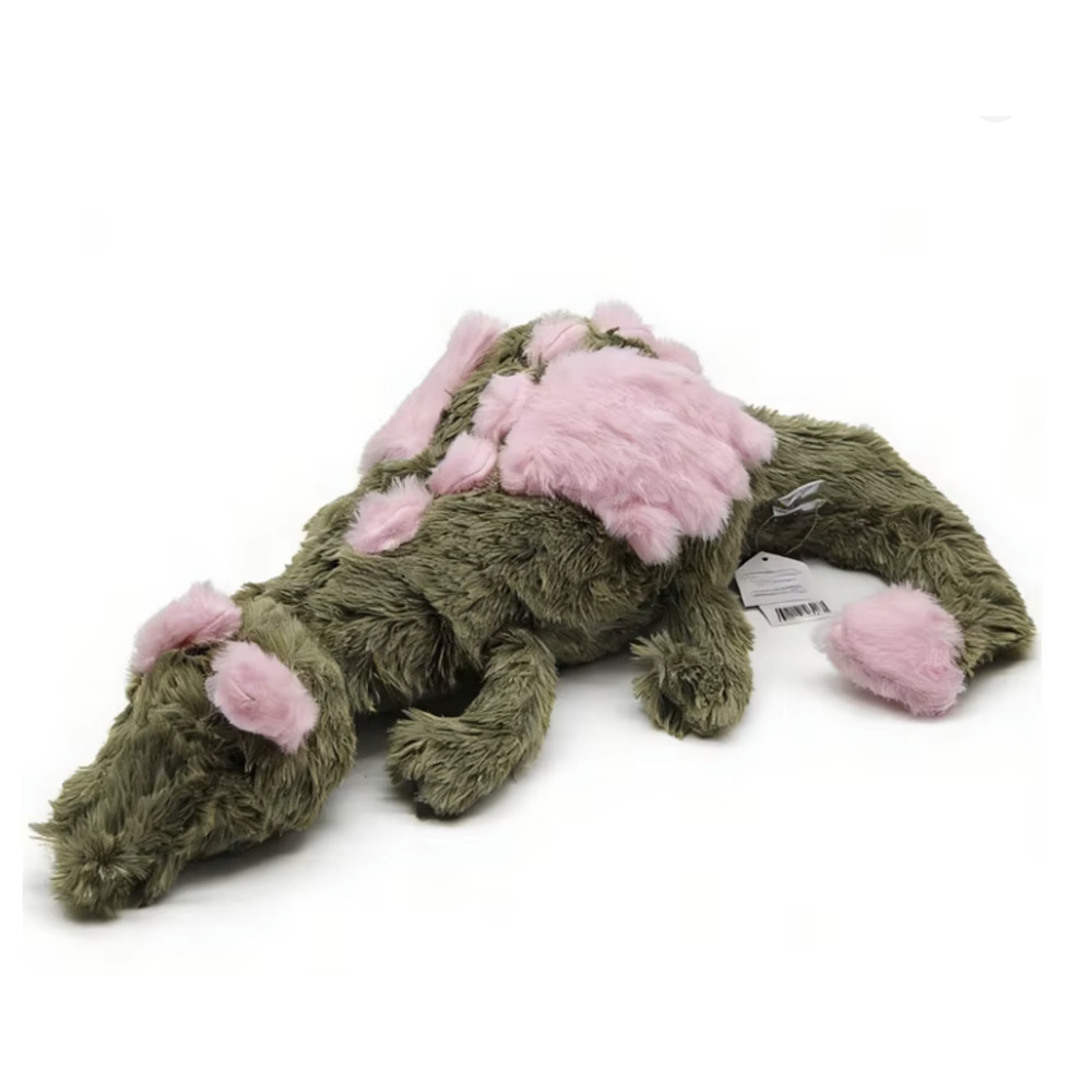 Soft Sky Dragon Inspired Skydragon Plush Stuffed Animal, Green/Pink, 24" New